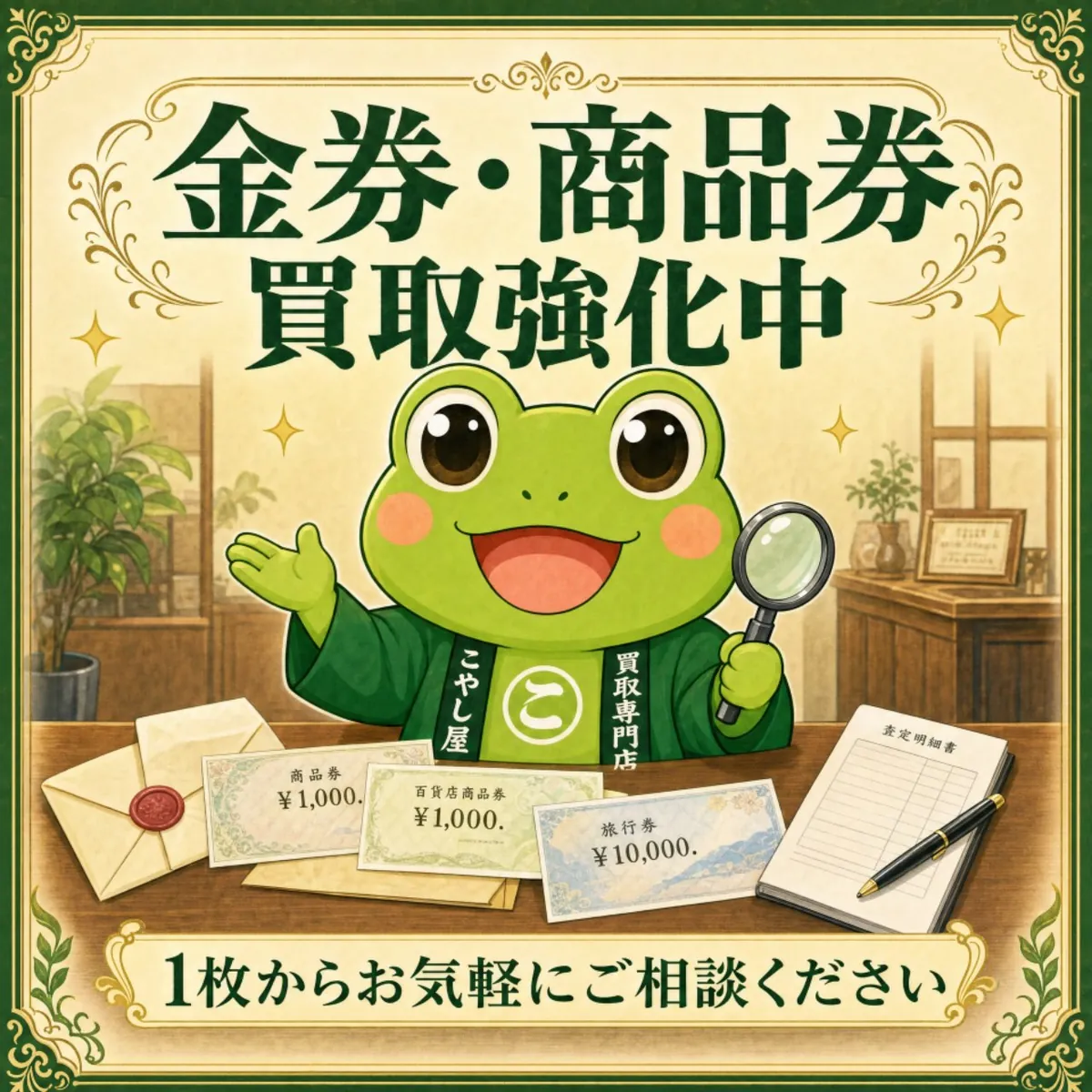 切手の買取案内