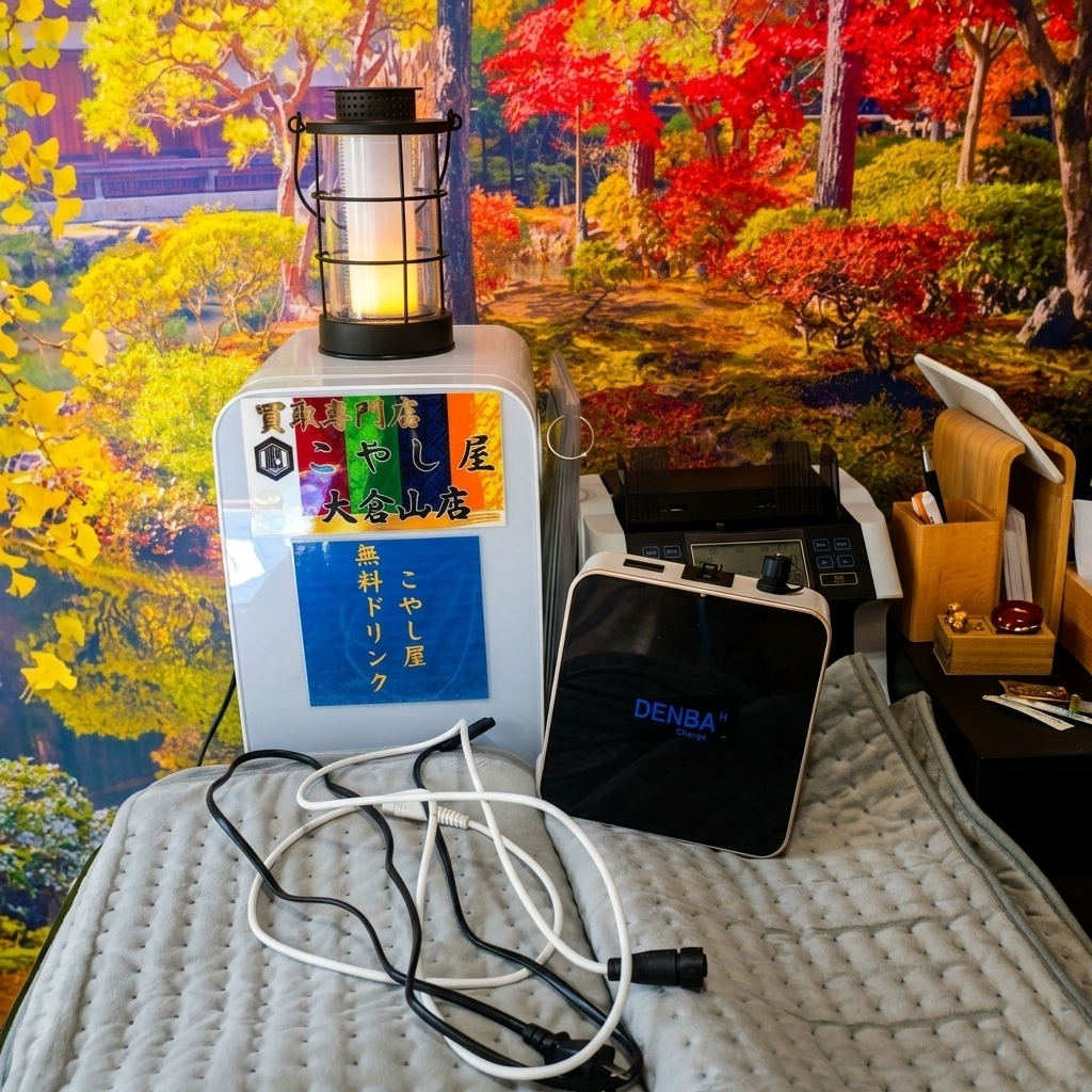 こやし屋大倉山店で実際に買い取ったDENBA Health Charge本体・マット・接続コード